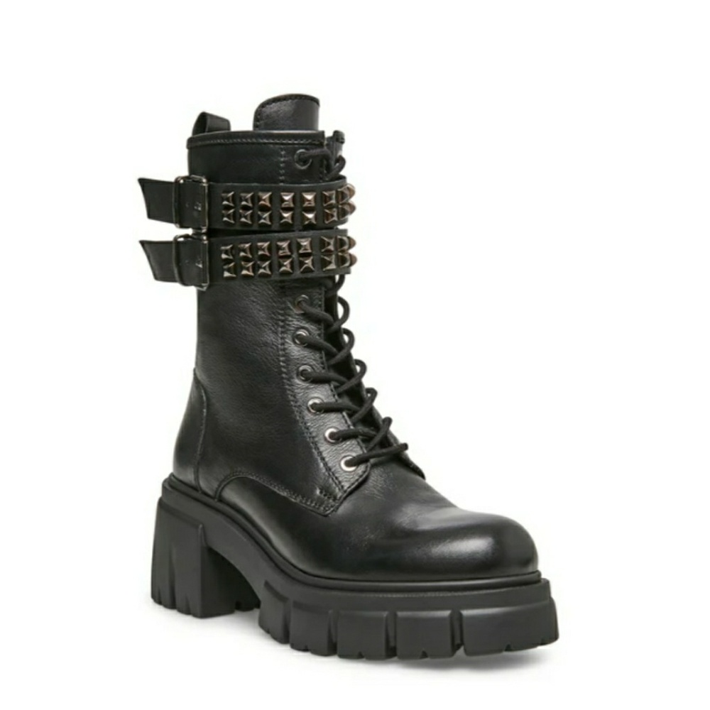 Steve Madden Ozone Black Leather
